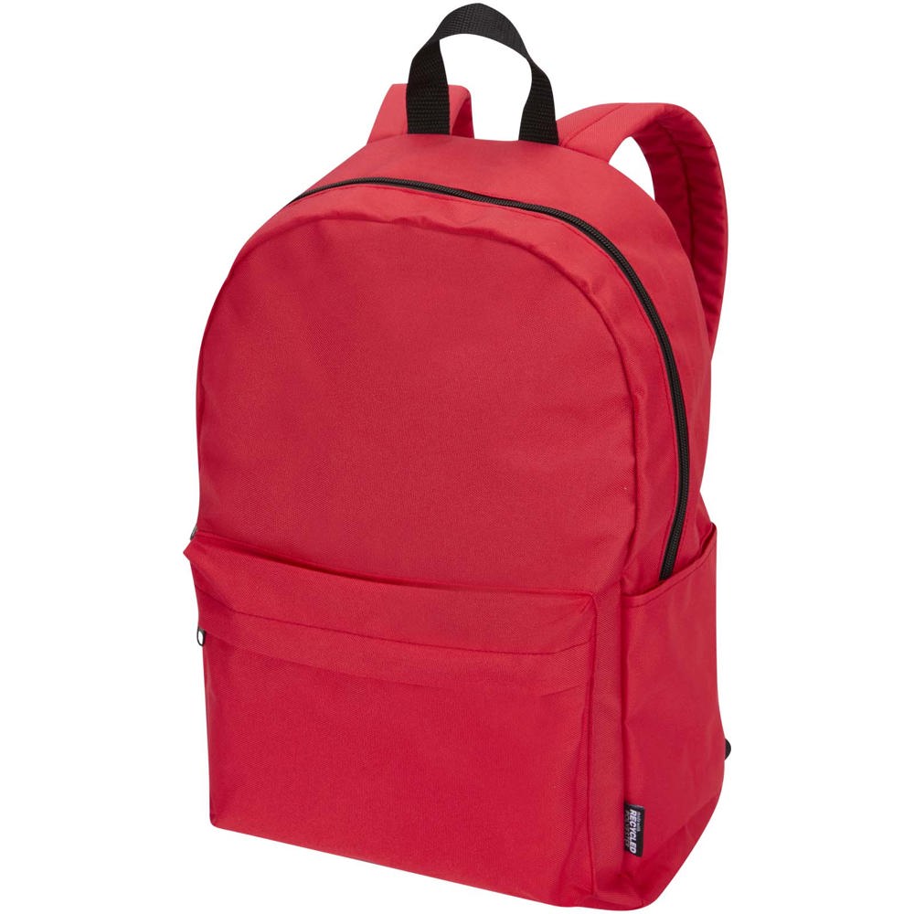 Byron 14" GRS recycled city laptop backpack 16L - Red