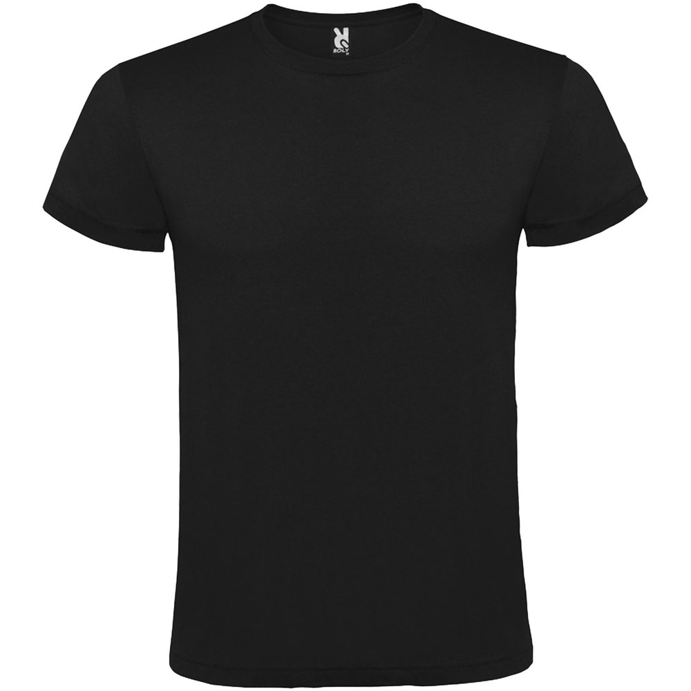 Atomic 150 g/m2 short sleeve unisex t-shirt - Black
