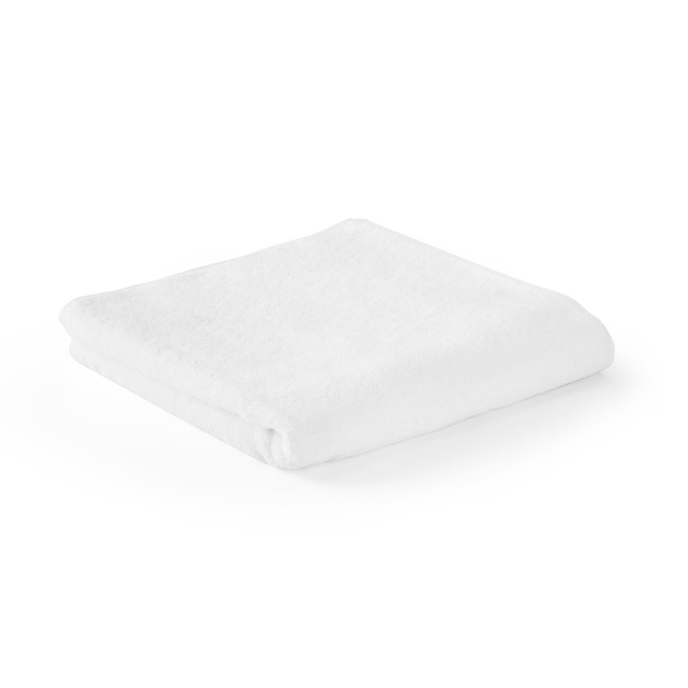 BARDEM L. Πετσέτα μπάνιου (500 g/m²) από βαμβάκι (82%) και ανακυκλωμένο βαμβάκι (18%) - Λευκό