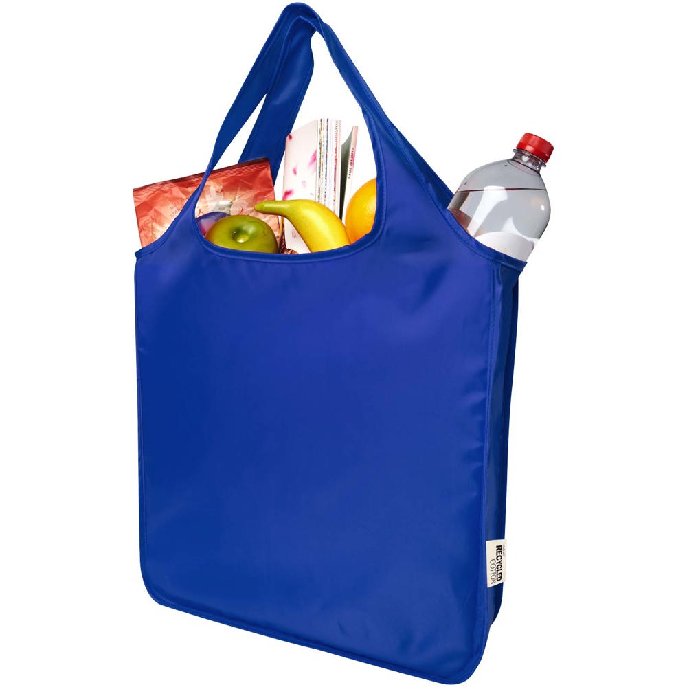 Ash RPET large foldable tote bag 14L