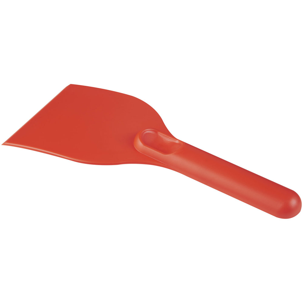 Chilly large recycled plastic ice scraper - Red
