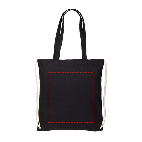 Eliza 240 g/m² cotton drawstring bag 6L