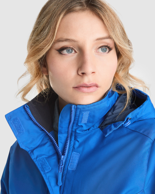 AMERICA WOMAN PARKA S/L DARK SAND