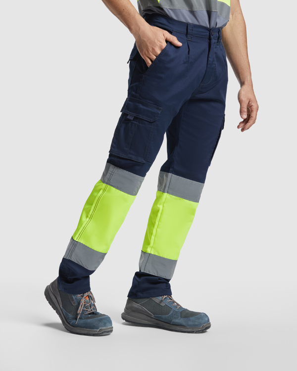 AV DAILY STRETCH PANTS S/46 GARDEN GREEN/FLUOR YELLOW