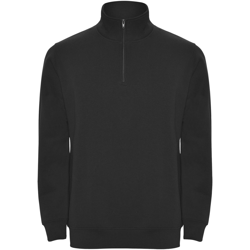 Aneto 280 g/m2 quarter zip sweater - Black