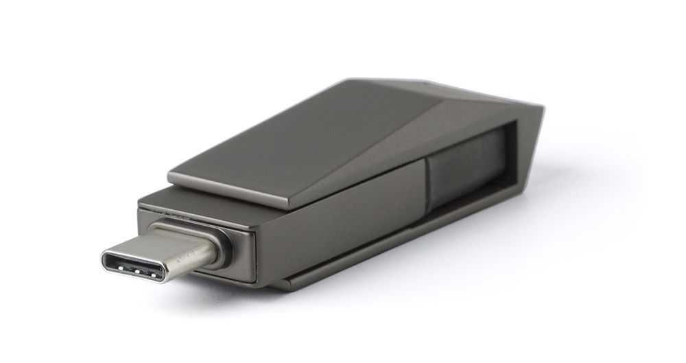 Zinc alloy USB stick Dorian