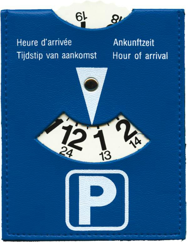 PVC parking disc Donovan