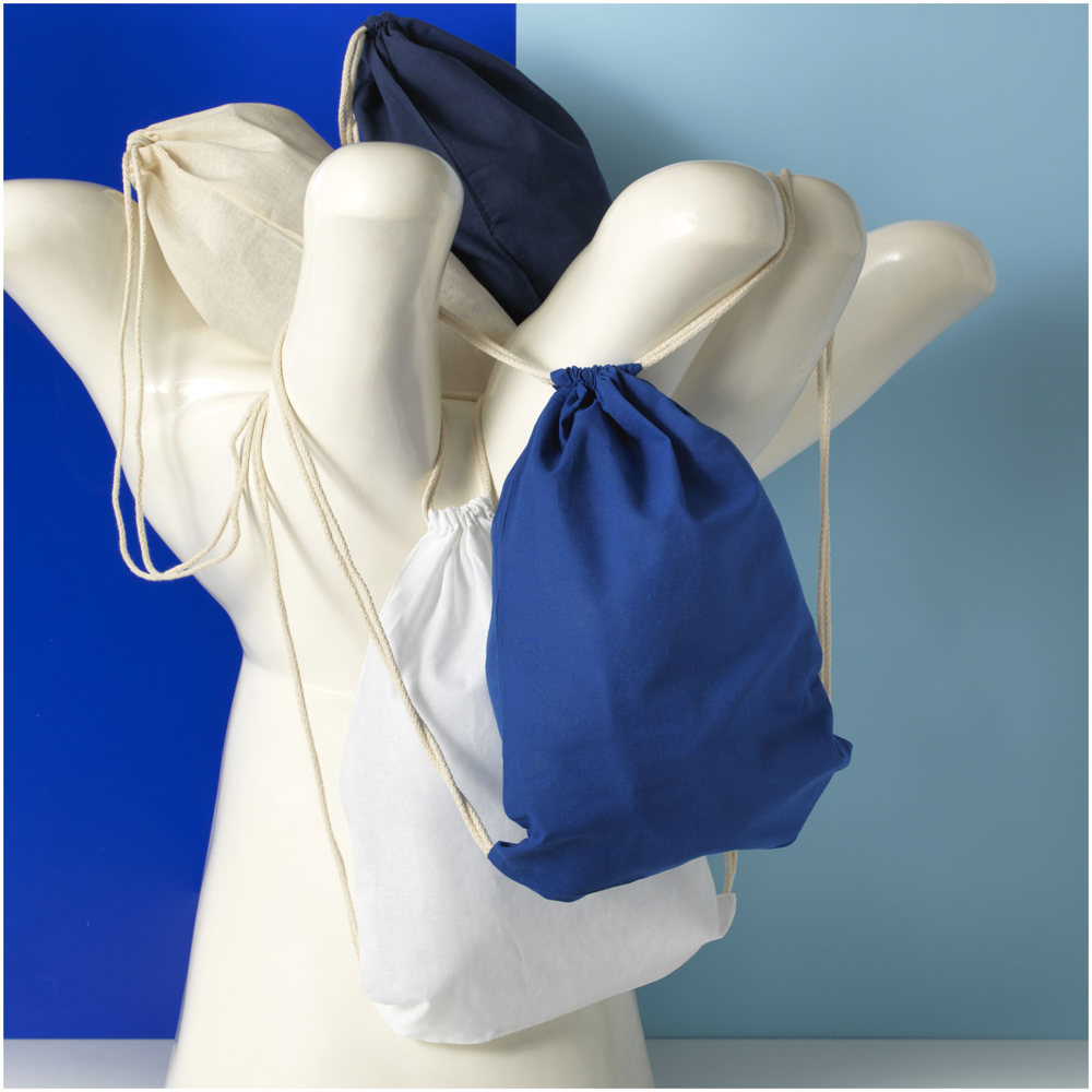 Oregon 100 g/m² cotton drawstring bag 5L