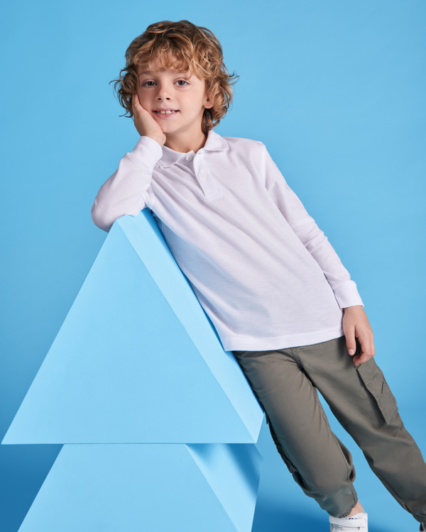 CARPE CHILD POLO SHIRT S/1/2 WHITE