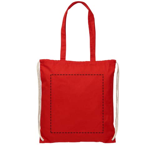 Eliza 240 g/m² cotton drawstring bag 6L