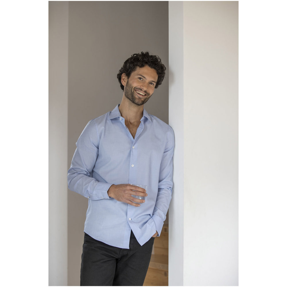 Cuprite long sleeve men's organic shirt