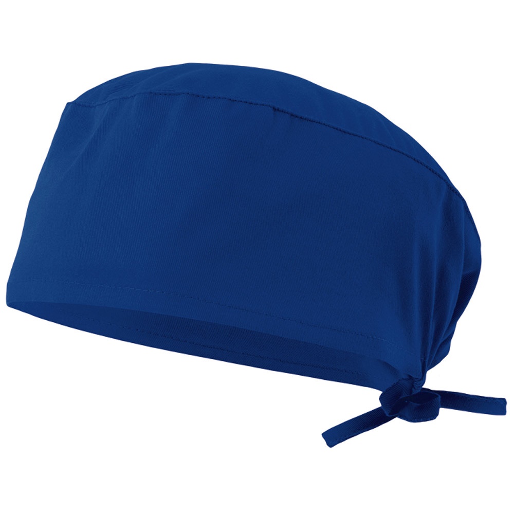 VL ENLIL. Σκουφάκι υγιεινής από twill (190g/m²), από βαμβάκι (35%) και πολυεστέρα (65%) - Μπλε ρουά