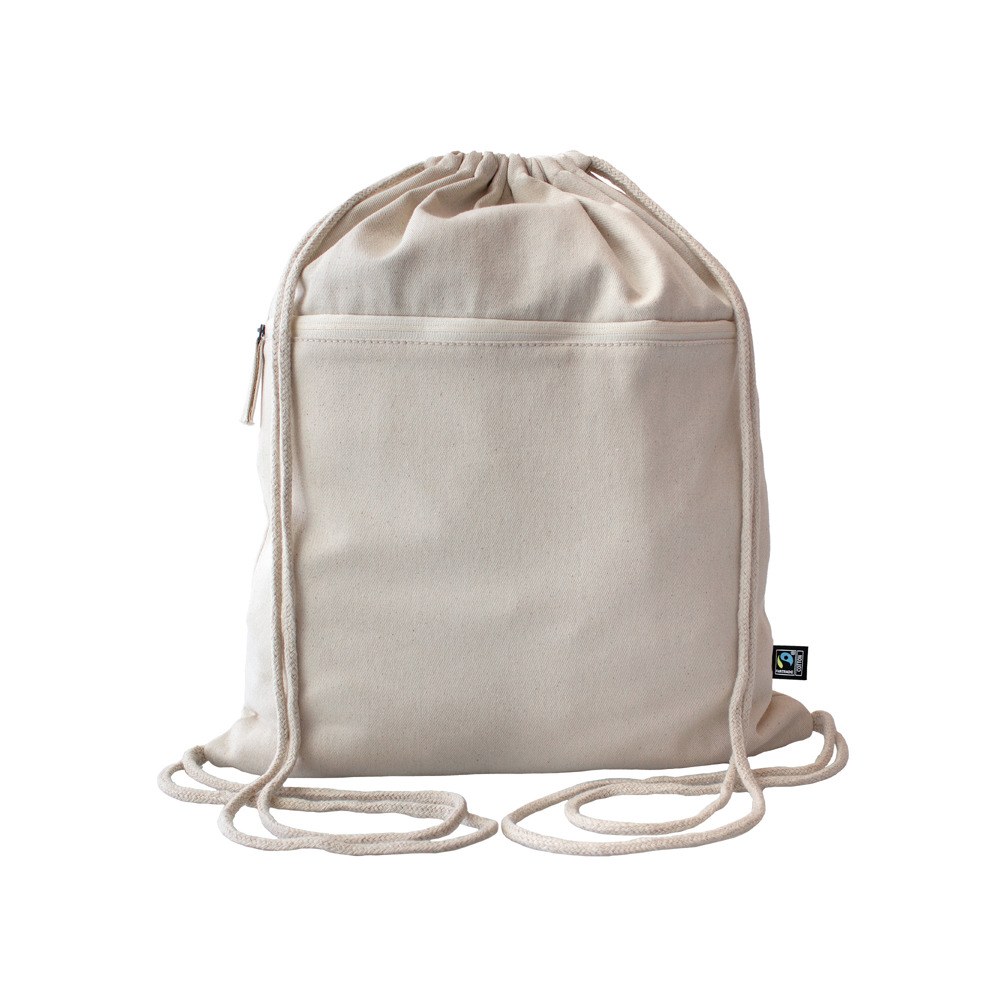Fairtrade cotton gymbag Toni, cord colour