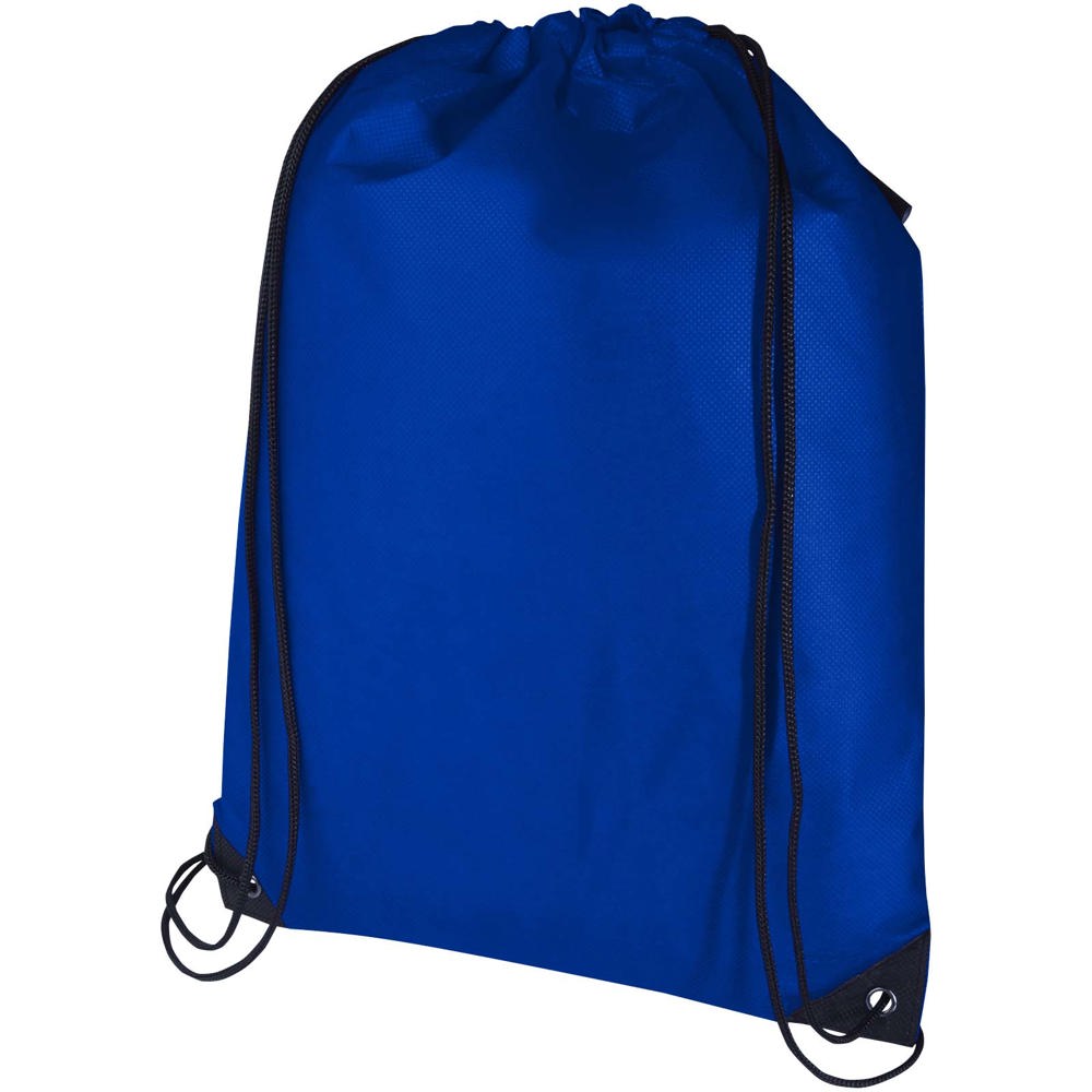Evergreen GRS recycled non-woven drawstring bag 5L - Royal Blue