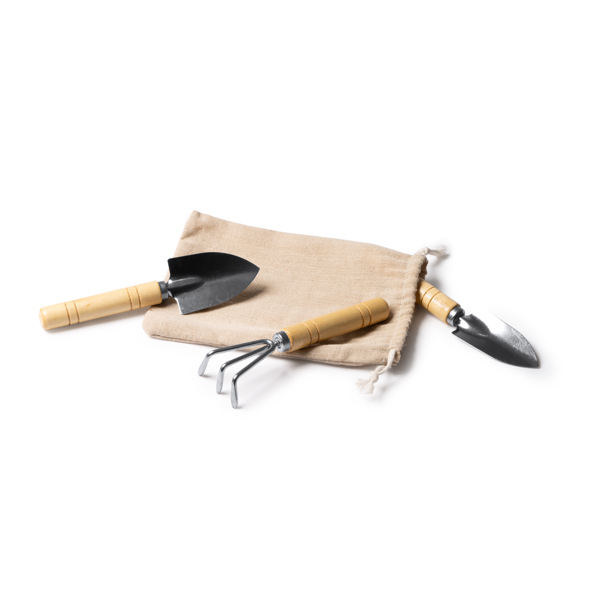 GARDENING SET CROCUS NATURAL