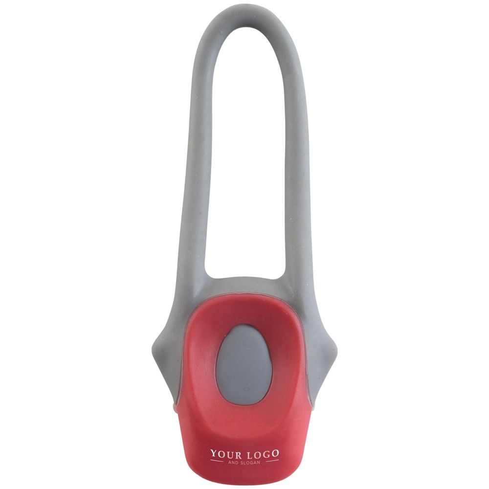 Plastic and silicone bicycle light Abigail