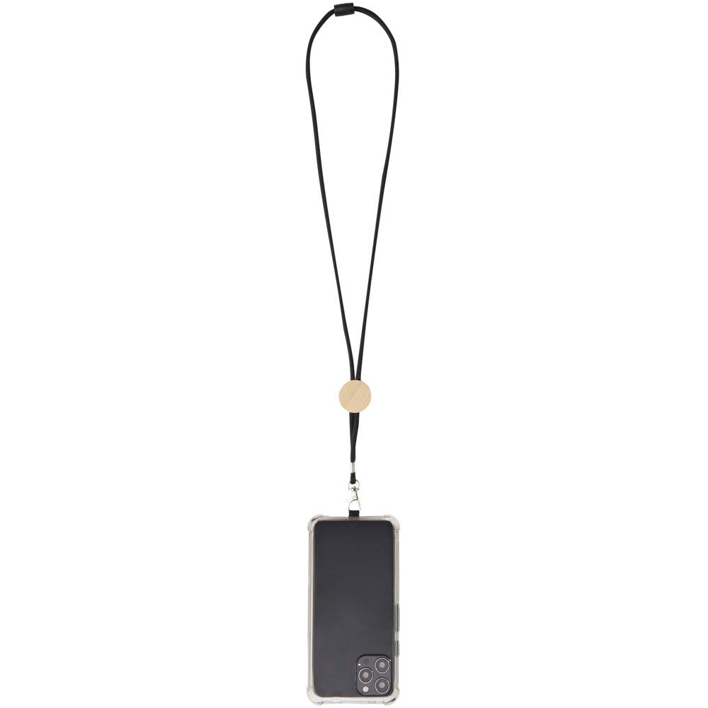 Adhab smartphone lanyard with bamboo details