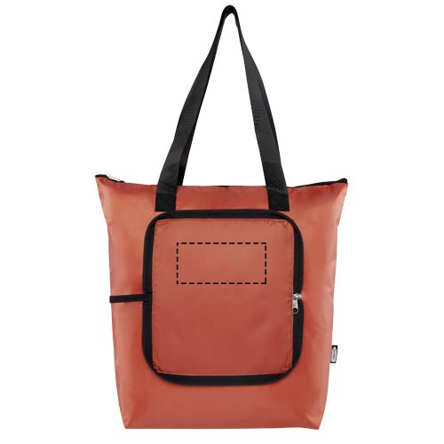 EcoFold RPET foldable tote cooler bag 15L