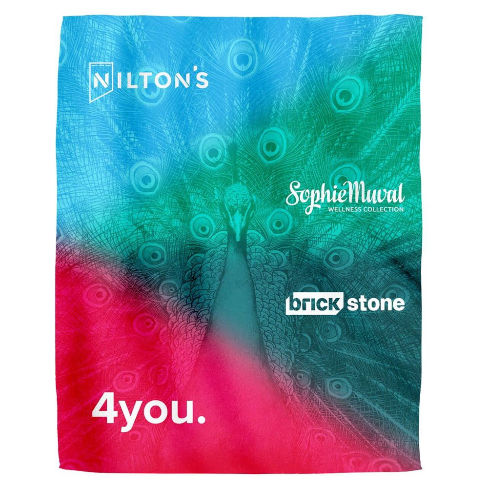 Sherpa sublimation fleeceplaid 150x120 cm, 300 gr/m2