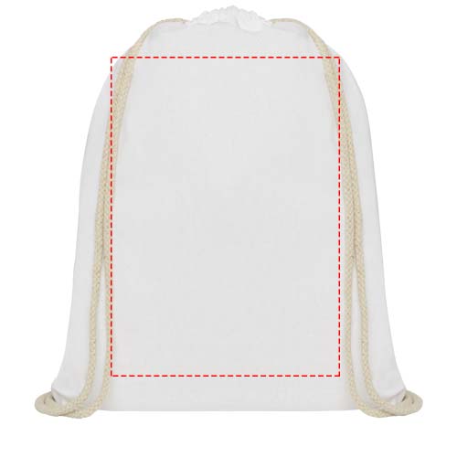 Oregon 100 g/m² cotton drawstring bag 5L