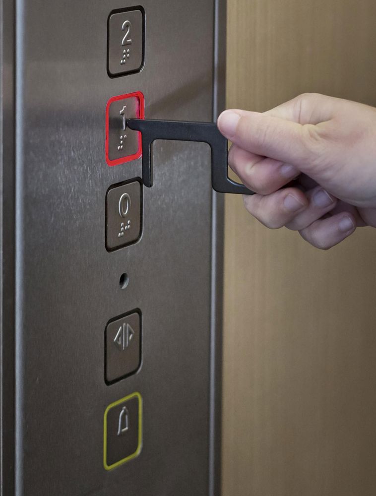 Aluminium door opener Jada