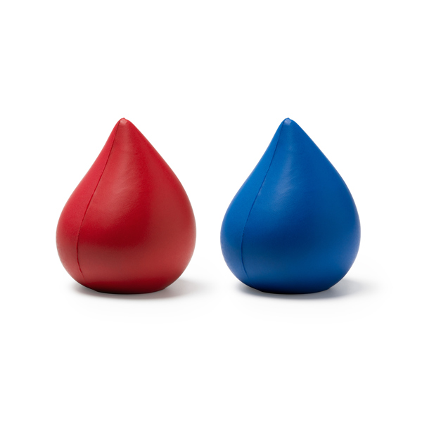 DROP-SHAPED STRESS BALL DONA ROYAL BLUE