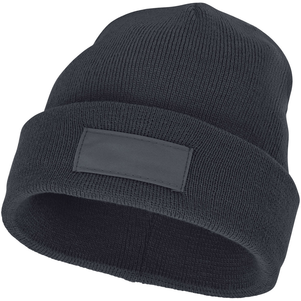 Boreas beanie with patch - Storm grey