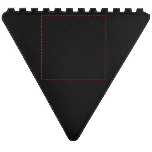 Frosty triangular recycled plastic ice scraper