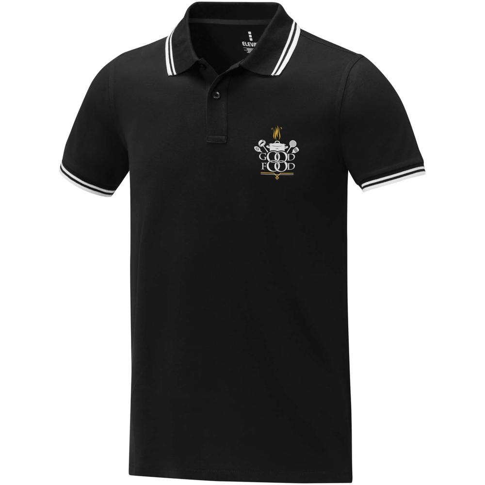 Amarago 200 g/m2 short sleeve men's tipping polo