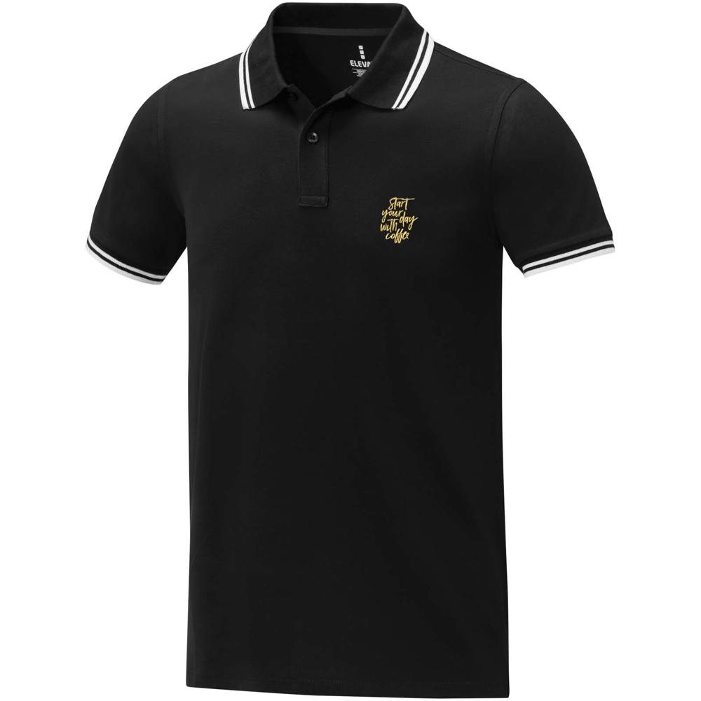 Amarago 200 g/m2 short sleeve men's tipping polo