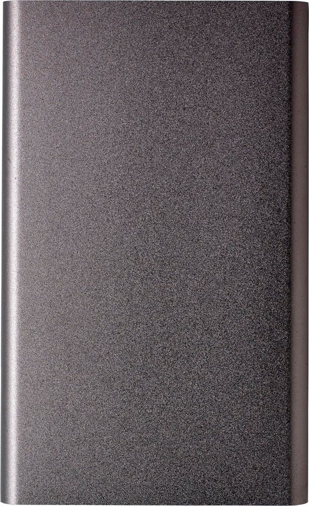 Aluminium power bank Ezra - gun metal