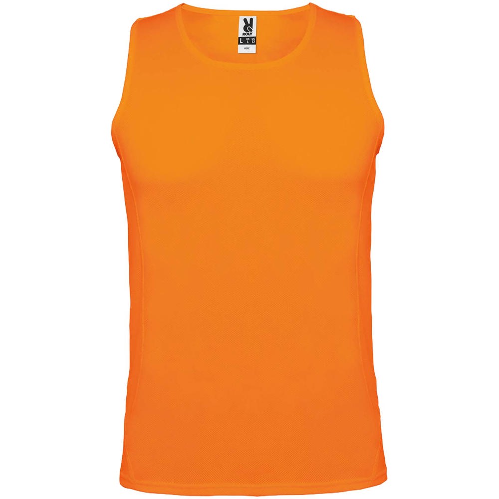 Andre 140 g/m² kids sports vest - Fluor Orange