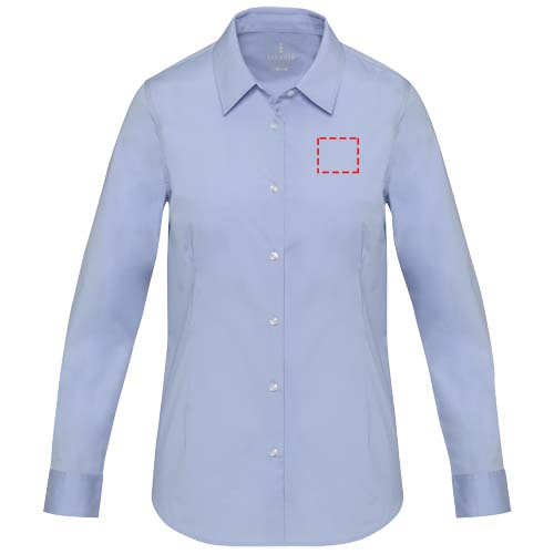 Carnelian 133 g/m² poplin women's shirt