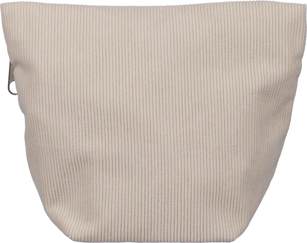 Corduroy zippered cosmetic pouch Tia