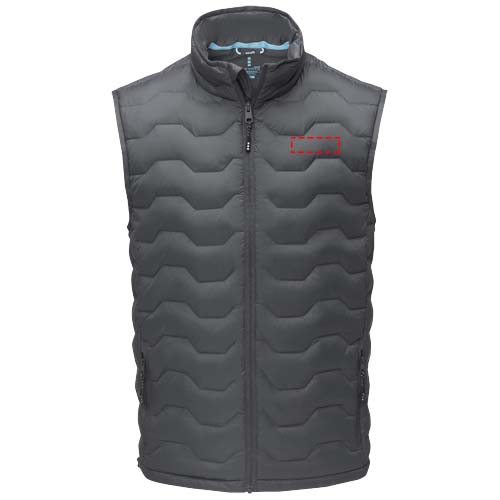 Petalite men's GRS recycled insulated down bodywarmer