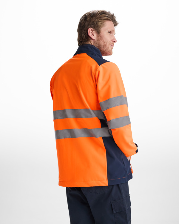 AV ANTARES SOFTSHELL S/L GARDEN GREEN/FLUOR YELLOW