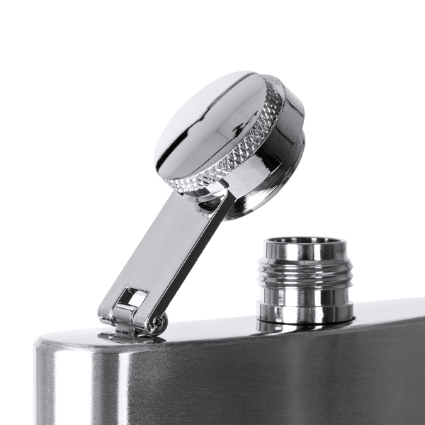 HIP FLASK WALKER SILVER