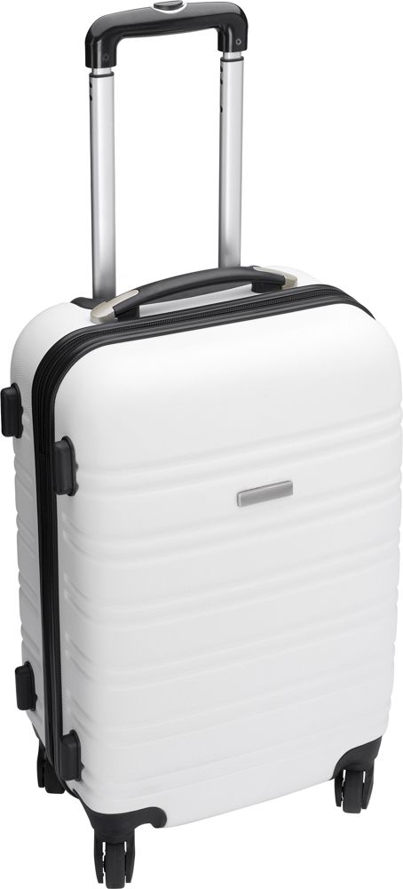 Trolley with four spinner wheels. Serafina - White