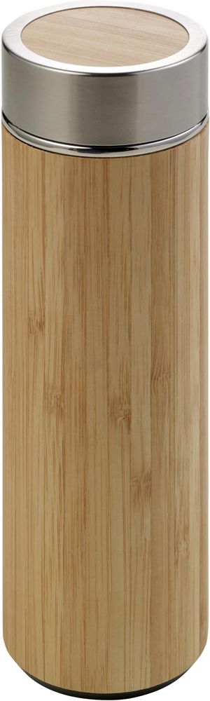 Bamboo and stainless steel double walled bottle Yara