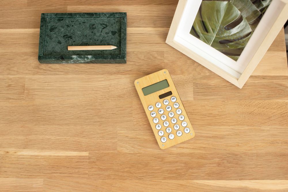 Bamboo calculator Thomas