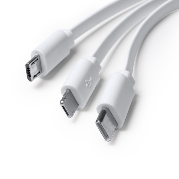 CHARGING CABLE LENS WHITE