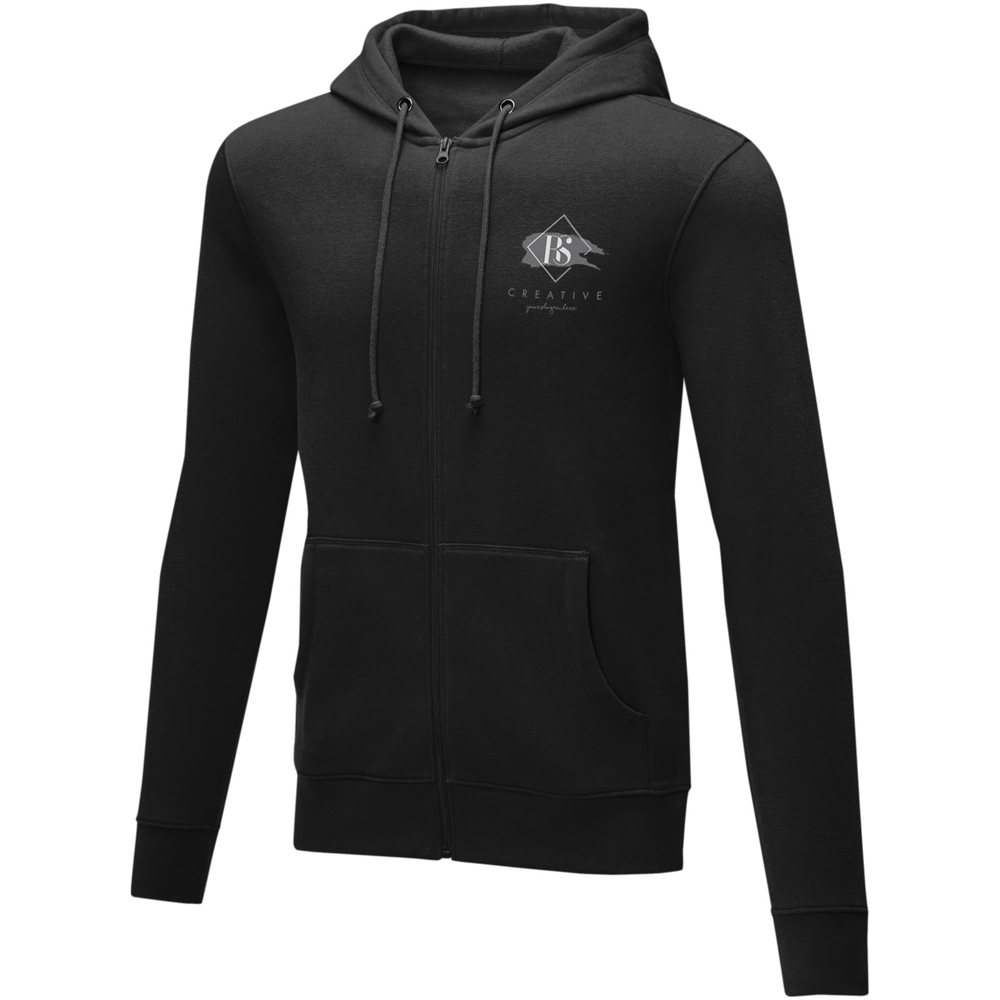 Charon 240 g/m2 unisex full zip hoodie