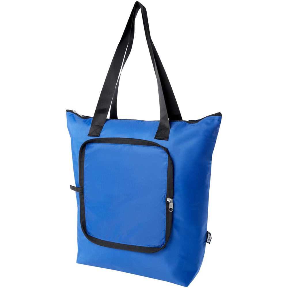 EcoFold RPET foldable tote cooler bag 15L - Royal Blue