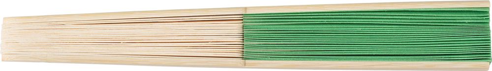 Bamboo hand held fan Elio - Lime