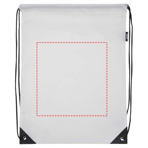 Evergreen GRS recycled non-woven drawstring bag 5L