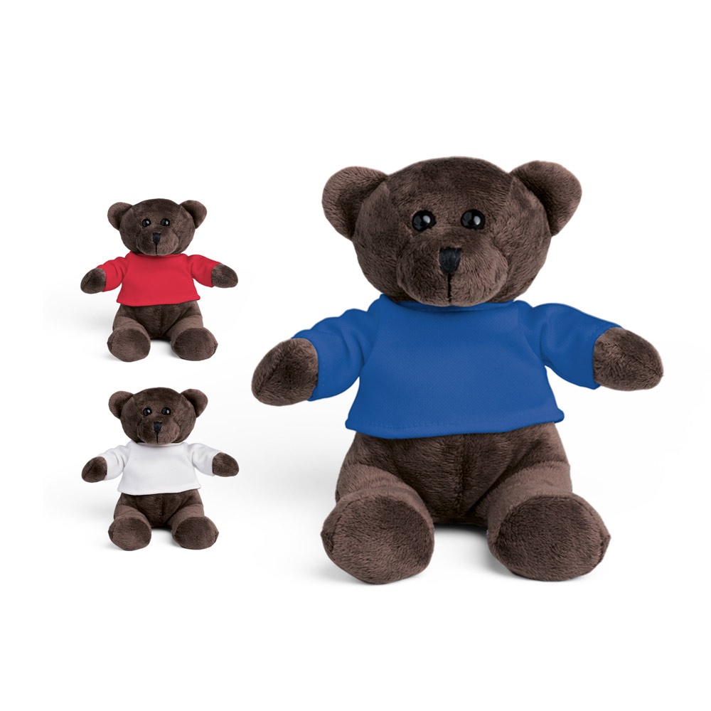 BEAR. Λούτρινο παιχνίδι αρκουδάκι με μπλουζάκι