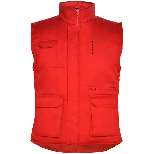 Almanzor multi-purpose workwear bodywarmer with high neck