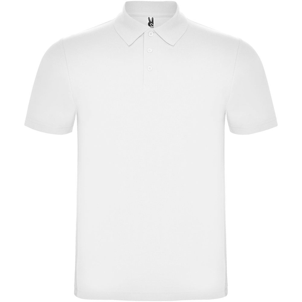 Austral 180 g/m2 short sleeve unisex polo - White