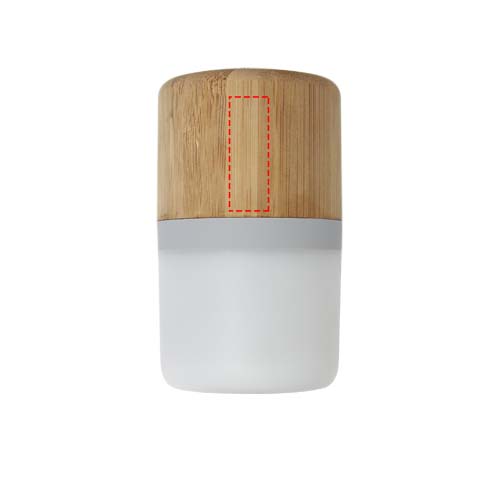 Aurea bamboo Bluetooth® speaker with light 