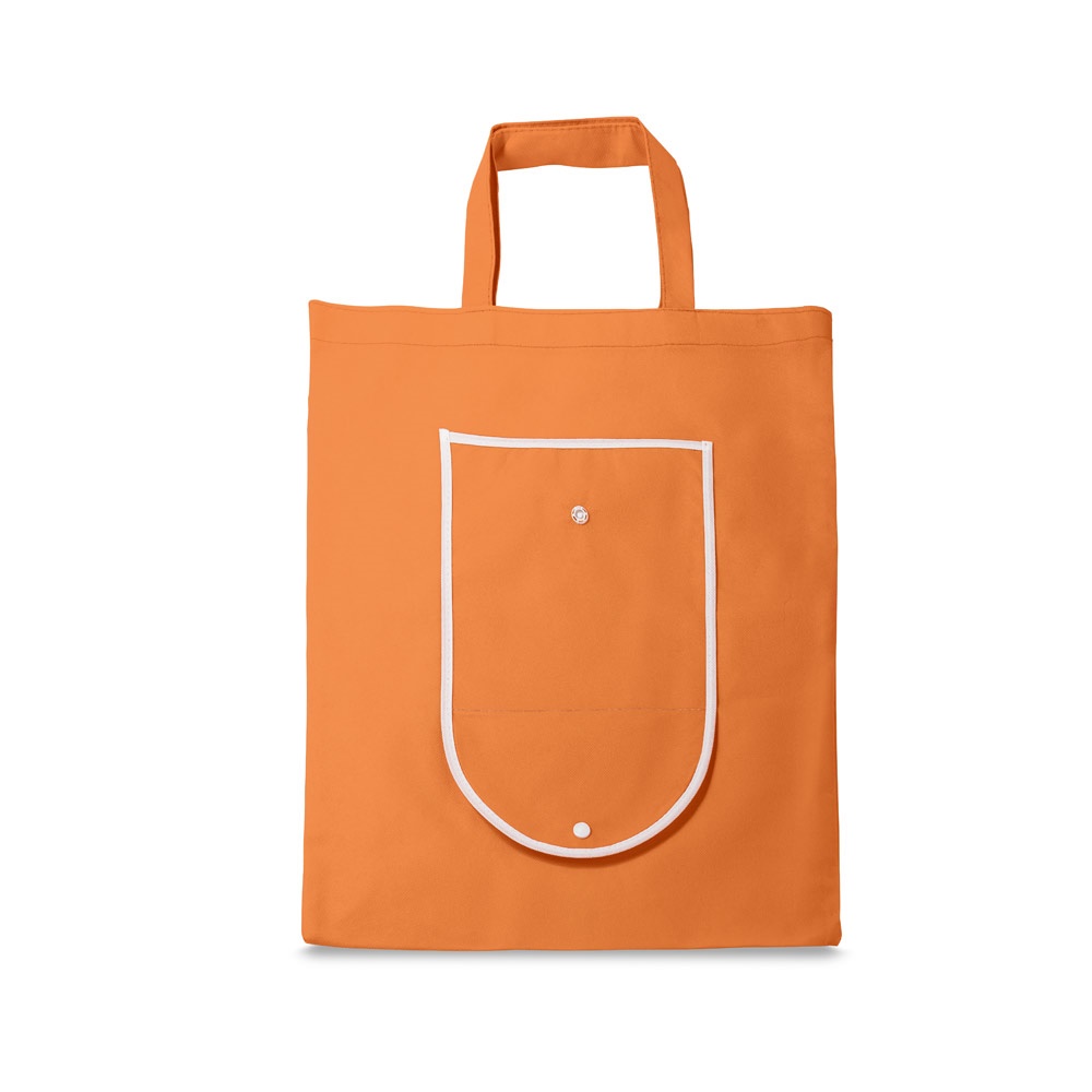 ARLON. non-woven πτυσσόμενη τσάντα (80 g/m²) - πορτοκαλί